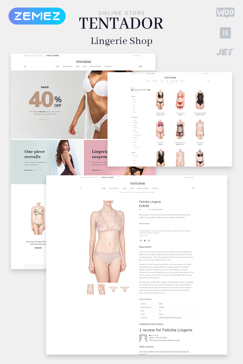 WordPress WooCommerce - W356