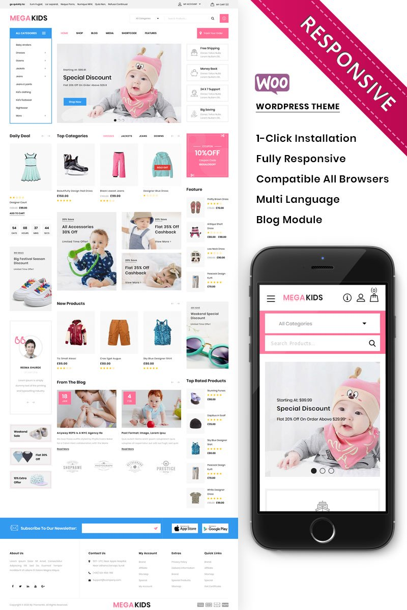 WordPress WooCommerce - W899