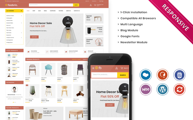 WordPress WooCommerce - W1068