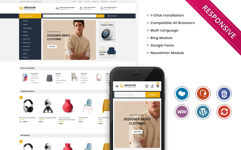 WordPress WooCommerce - W1084