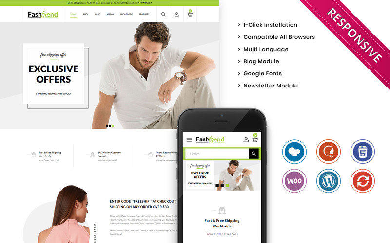 WordPress WooCommerce - W1190