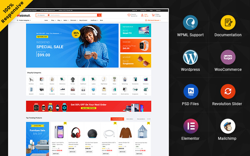 WordPress WooCommerce - W1378